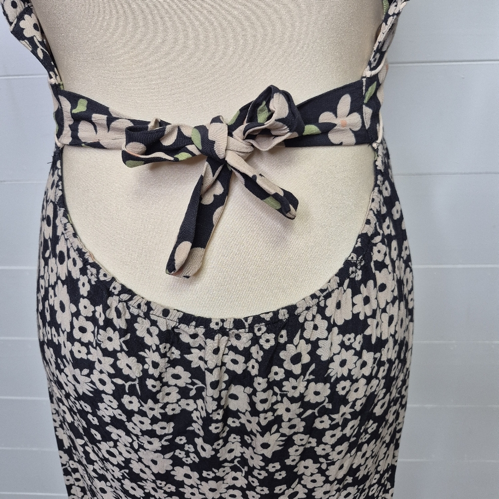 Free People Dewberry Black Floral Maxi Dress Size S - Picture 10 of 16